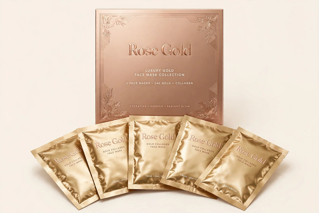 24K Gold Leaf Face Mask Collection